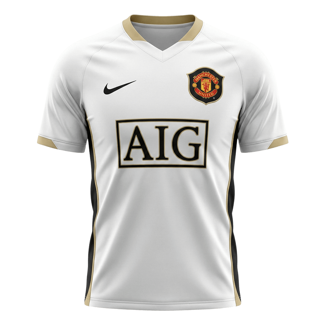 Manchester United 2006/07 Vieras Retro-pelipaita Miesten