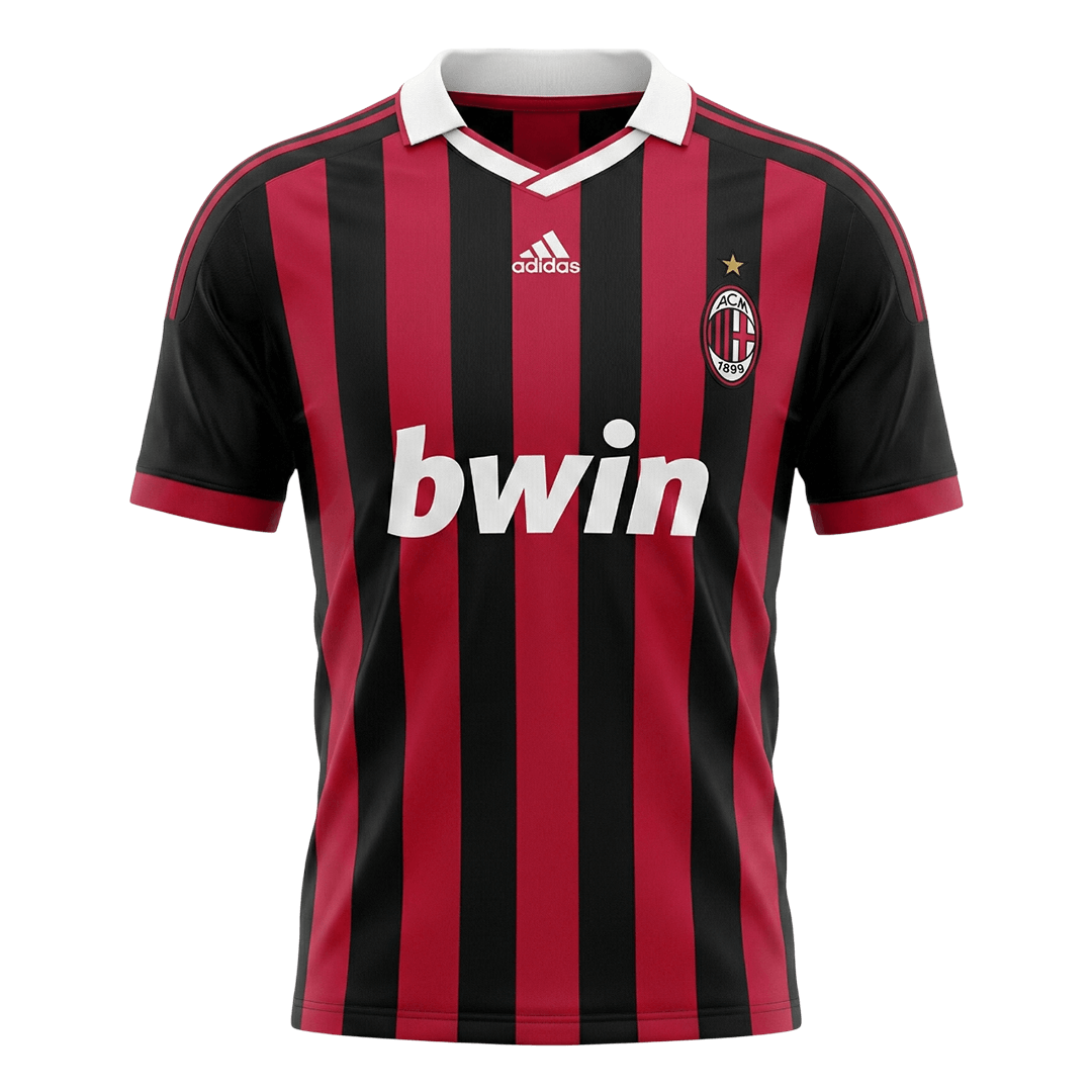 AC Milan 2009/10 Koti Retro-pelipaita Miesten