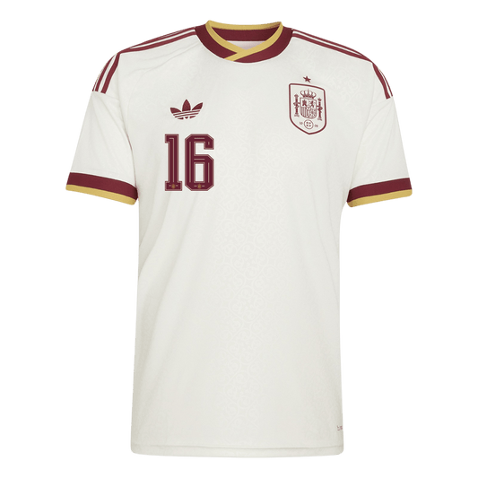 Spain World Cup 2026 Vieras Pelipaita Miesten RODRIGO #16