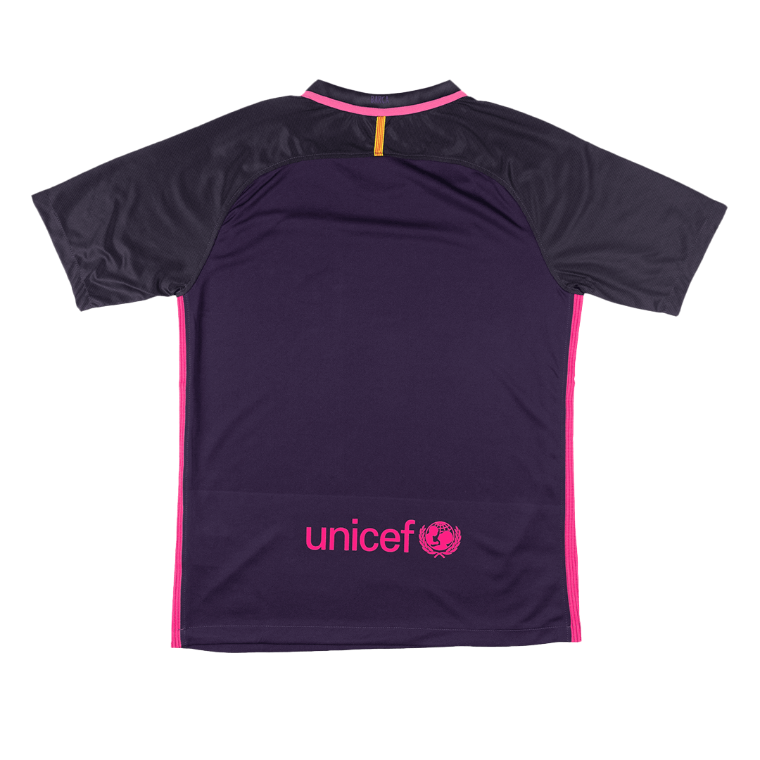 Barcelona 2016/17 Vieras Retro-pelipaita Miesten