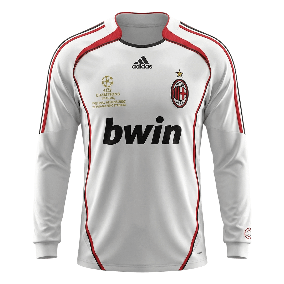 AC Milan 2006/07 Vieras Pitkähihainen Retro-pelipaita Miesten