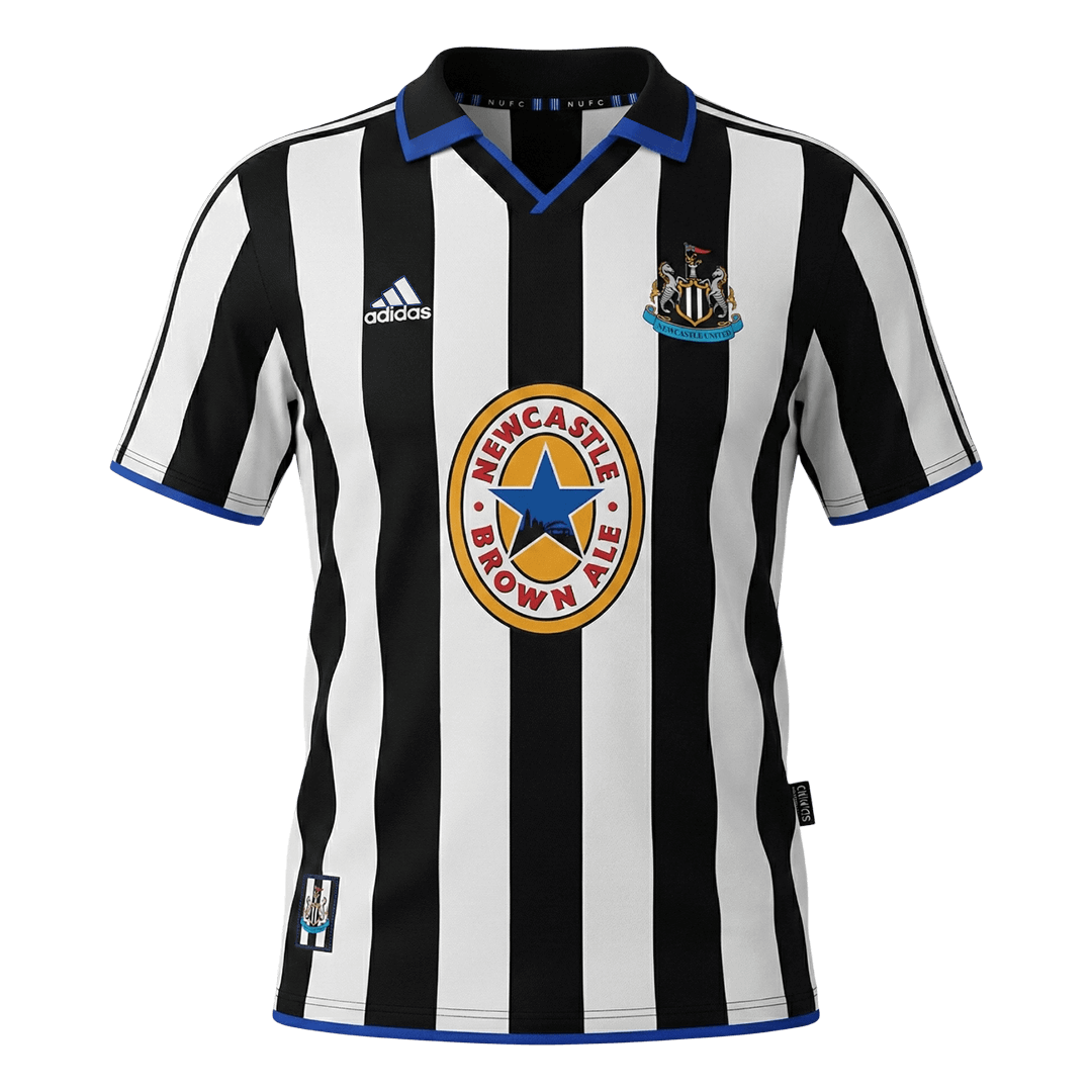 Newcastle United 1999/00 Koti Retro-pelipaita Miesten