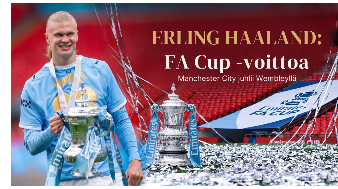 Manchester City juhlii Wembleyllä FA Cup -voittoa
