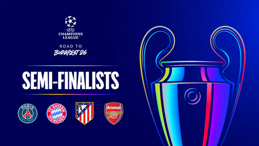 Mestarien liiga 2026 välierät pelipaidat PSG Bayern Arsenal Atletico