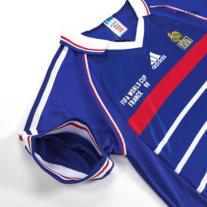France World Cup 1998 Koti Retro-pelipaita Miesten