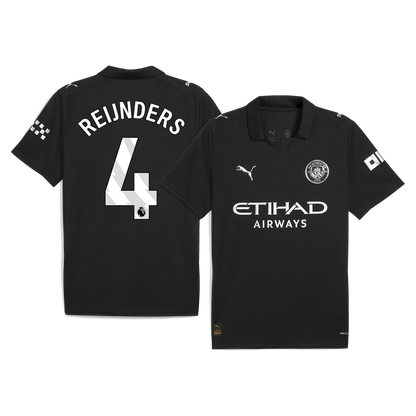 Manchester City 2025/26 Vieras Pelipaita Miesten REIJNDERS #4