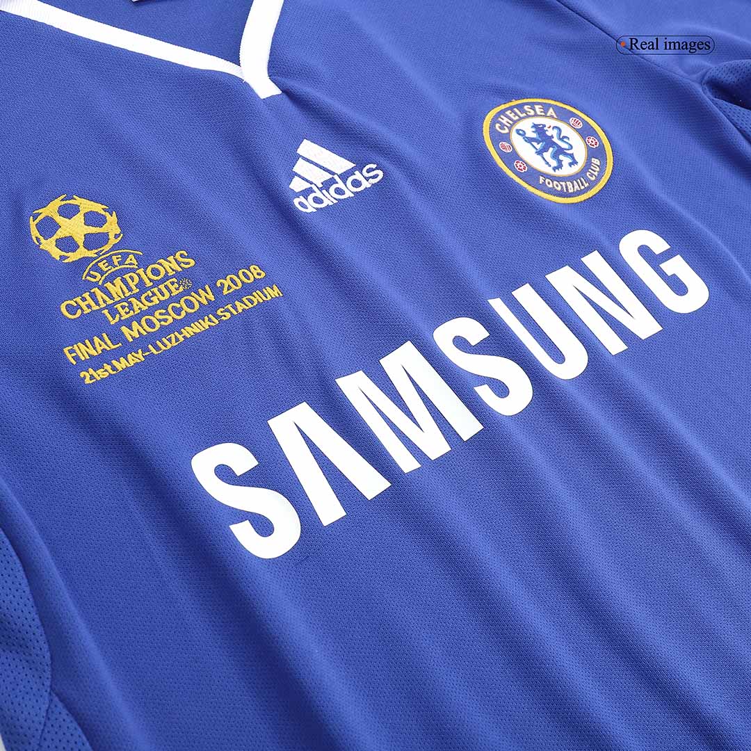 Chelsea 2008 UCL UCL Final Koti Retro-pelipaita Miesten