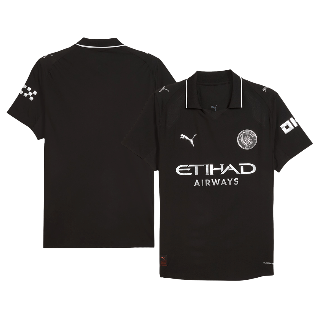 Manchester City 2025/26 Vieras Pelipaita (Player Version) Miesten