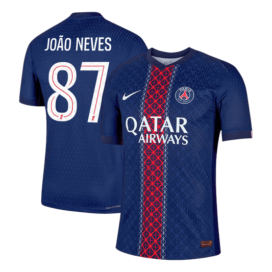 PSG 2025/26 Koti Pelipaita (Player Version) Miesten JOÃO NEVES #87