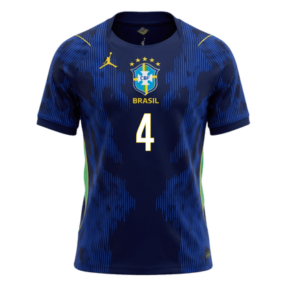 Brazil World Cup 2026 Vieras Pelipaita Miesten MARQUINHOS #4
