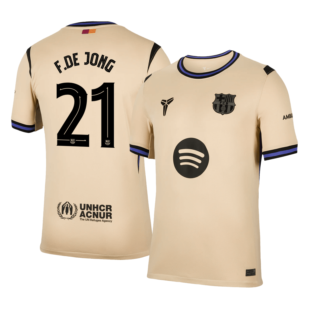 Barcelona 2025/26 UCL Vieras Pelipaita Miesten F.DE JONG #21
