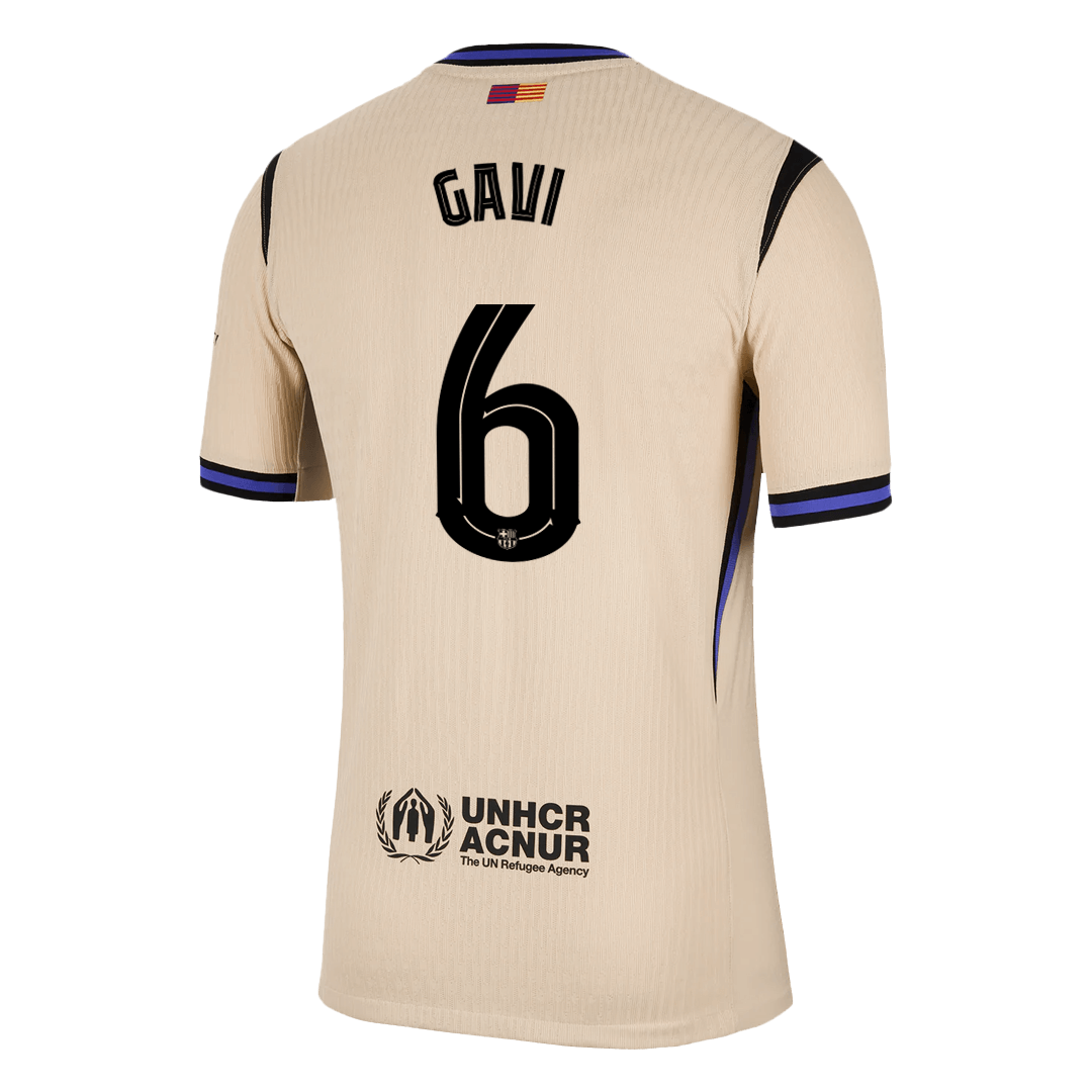 Barcelona 2025/26 UCL Vieras Pelipaita (Player Version) Miesten GAVI #6