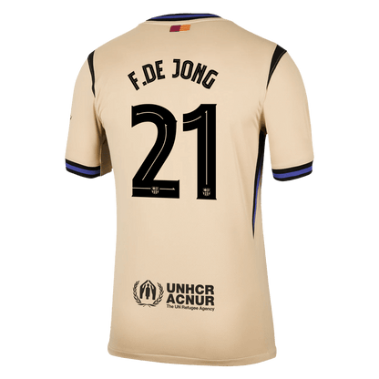 Barcelona 2025/26 UCL Vieras Pelipaita Miesten F.DE JONG #21