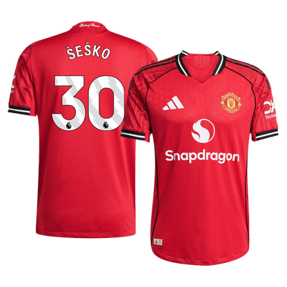 Manchester United 2025/26 Koti Pelipaita (Player Version) Miesten ŠEŠKO #30