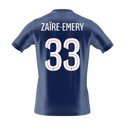 PSG 2025/26 Koti Pelipaita Miesten ZAïRE EMERY #33 [PREMIUM]