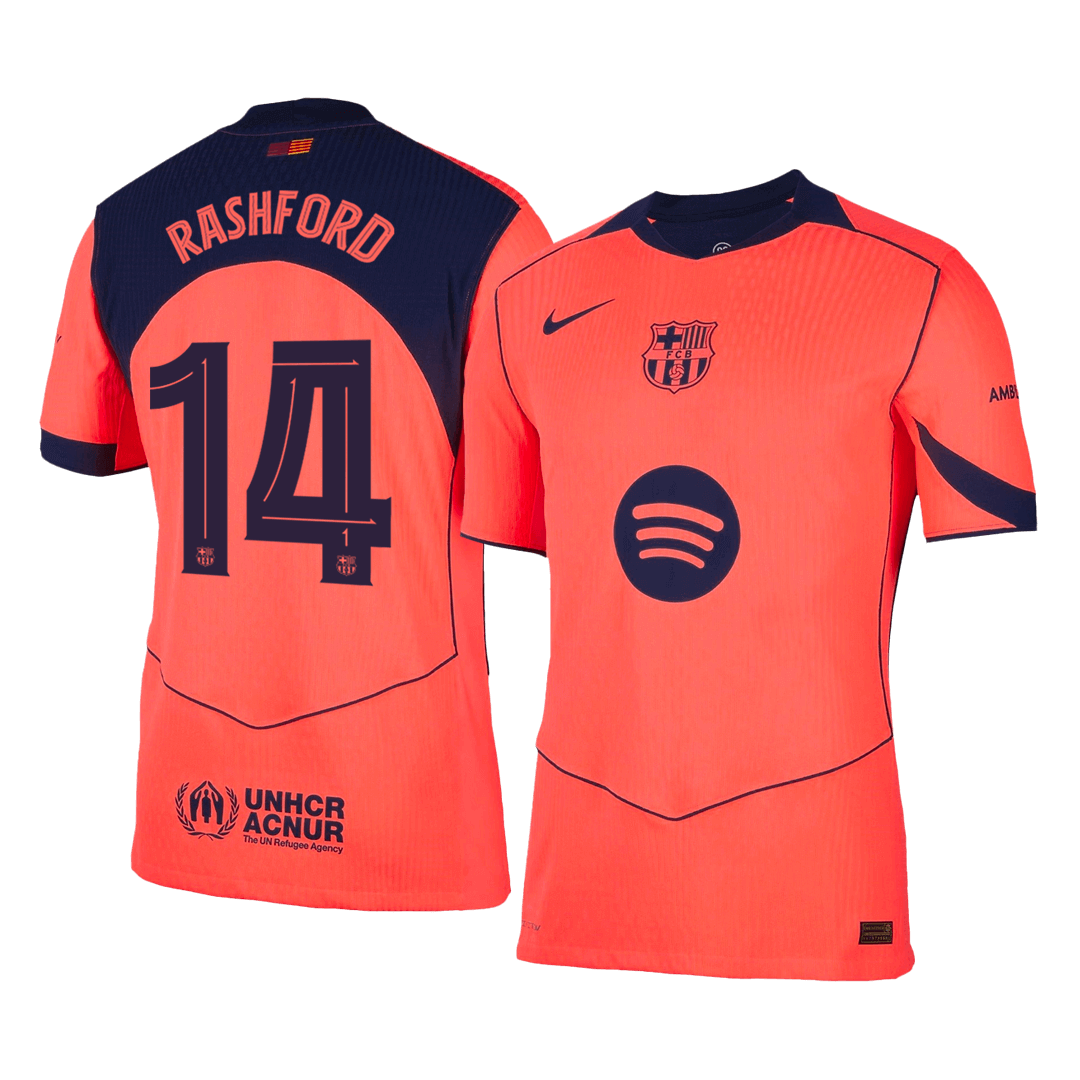 Barcelona 2025/26 UCL Kolmas Pelipaita (Player Version) Miesten RASHFORD #14