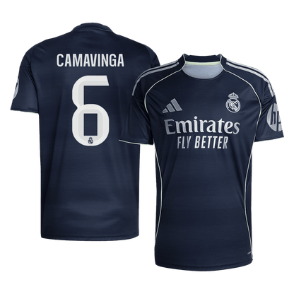 Real Madrid 2025/26 Vieras Pelipaita Miesten CAMAVINGA #6 [PREMIUM]