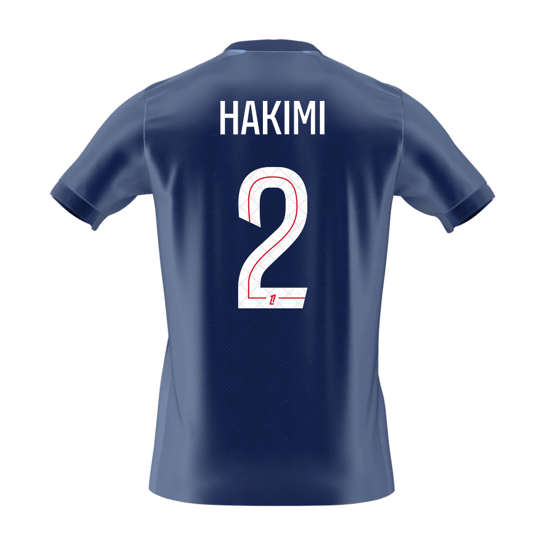 PSG 2025/26 Koti Pelipaita Miesten HAKIMI #2 [PREMIUM]