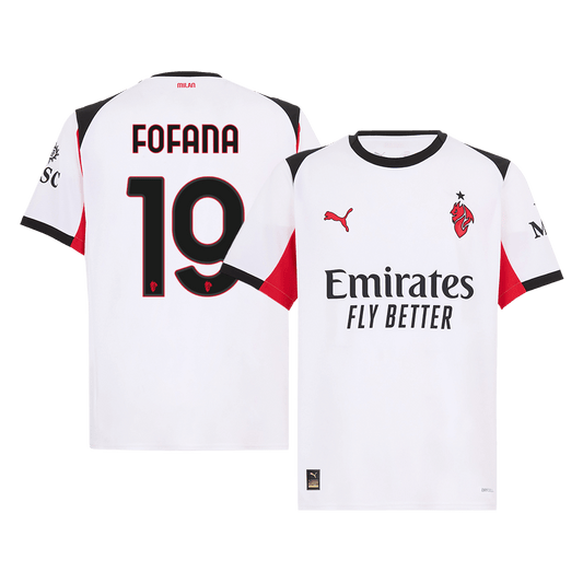 AC Milan 2025/26 Vieras Pelipaita Miesten FOFANA #19