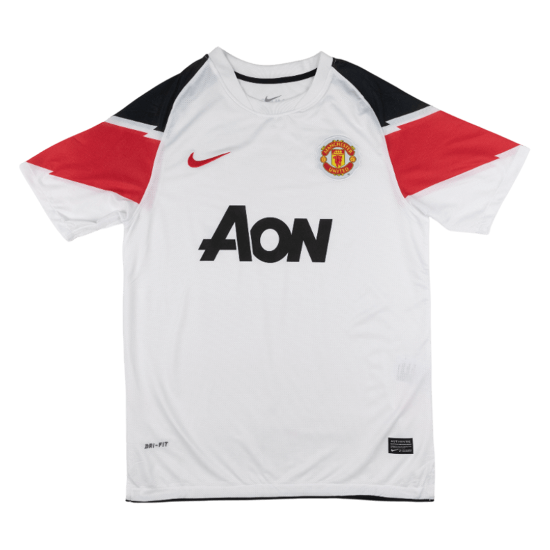 Manchester United 2010/11 Vieras Retro-pelipaita Miesten