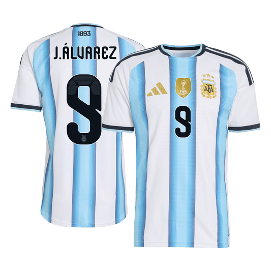 Argentina World Cup 2026 Koti Pelipaita (Player Version) Miesten J.ÁLVAREZ #9