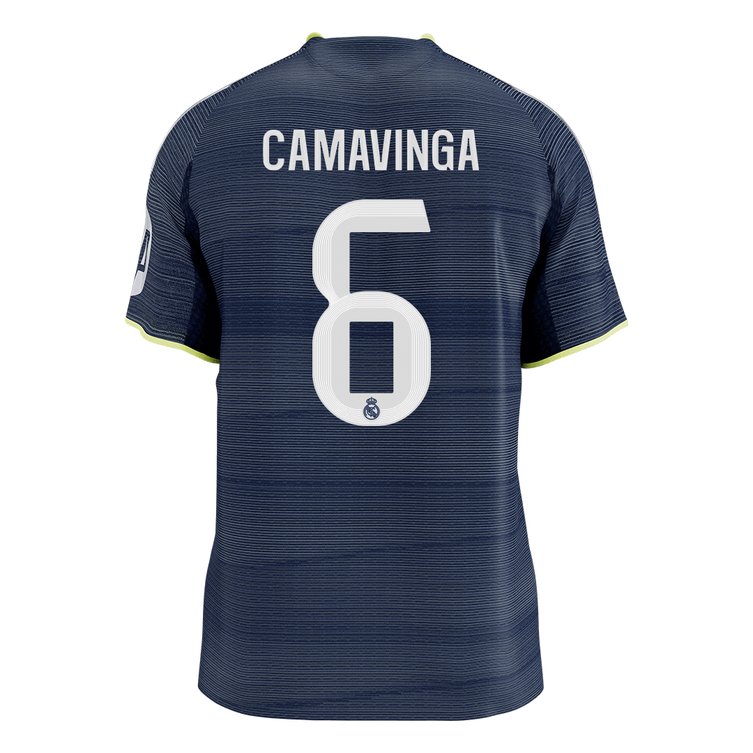 Real Madrid 2025/26 Vieras Pelipaita (Player Version) Miesten CAMAVINGA #6 [PREMIUM]