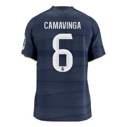 Real Madrid 2025/26 Vieras Pelipaita (Player Version) Miesten CAMAVINGA #6 [PREMIUM]