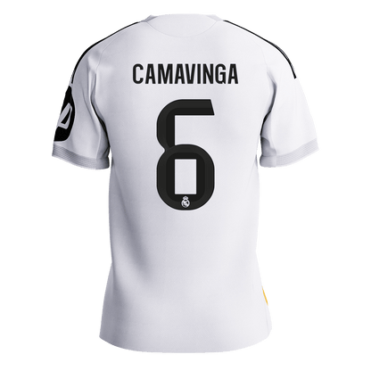 Real Madrid 2025/26 Koti Pelipaita (Player Version) Miesten CAMAVINGA #6 [PREMIUM]