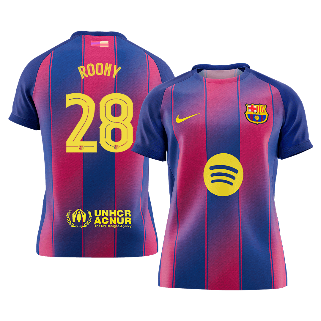 Barcelona 2025/26 UCL Koti Pelipaita Miesten ROONY #28