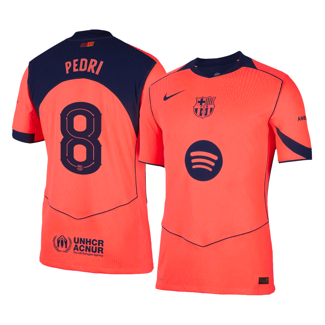 Barcelona 2025/26 UCL Kolmas Pelipaita (Player Version) Miesten PEDRI #8