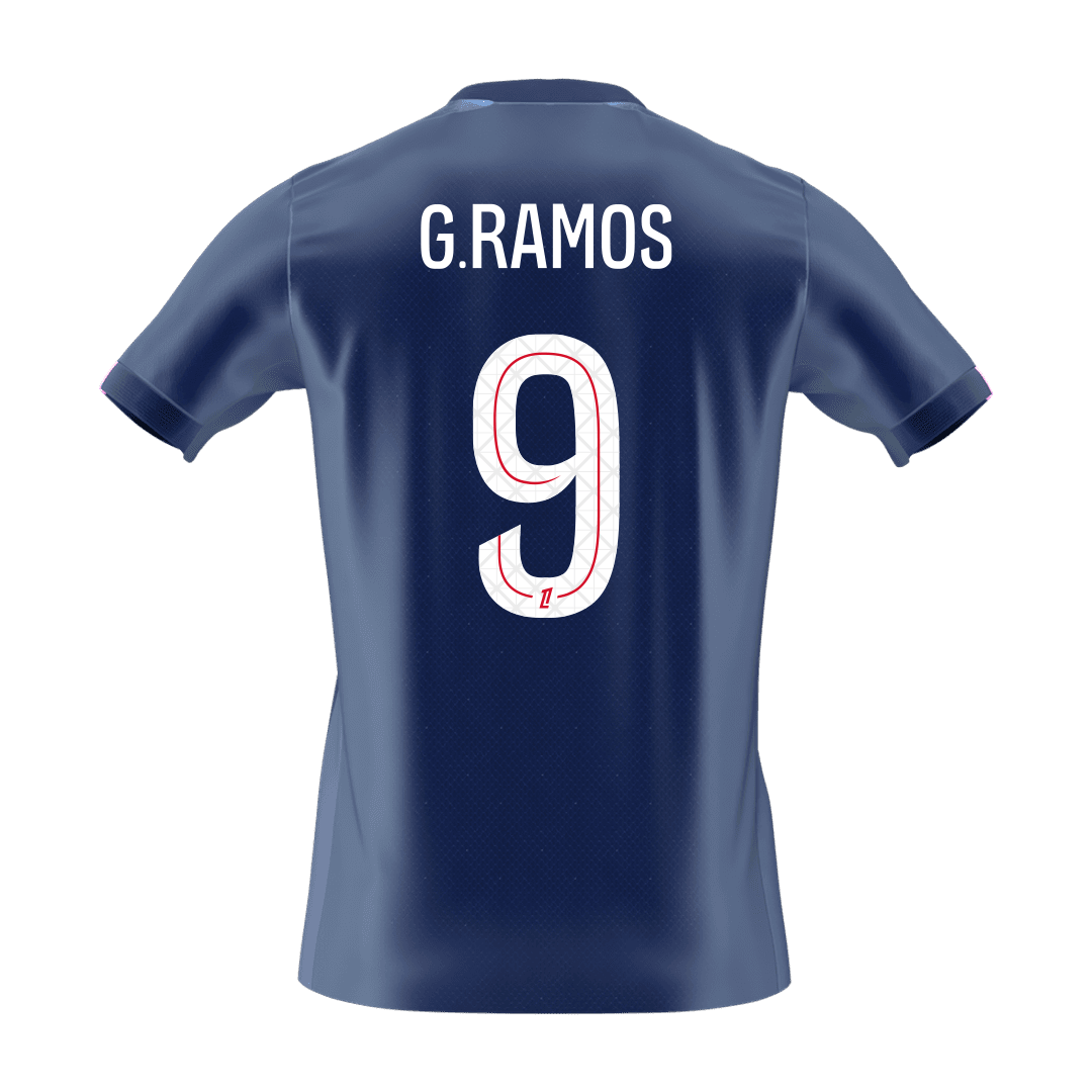 PSG 2025/26 Koti Pelipaita Miesten G.RAMOS #9 [PREMIUM]