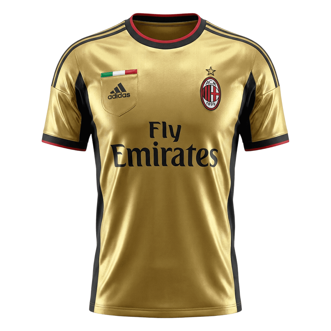 AC Milan 2013/14 Vieras Retro-pelipaita Miesten