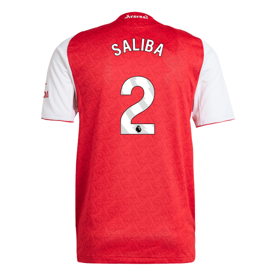 Arsenal 2025/26 Koti Pelipaita (Player Version) Miesten SALIBA #2