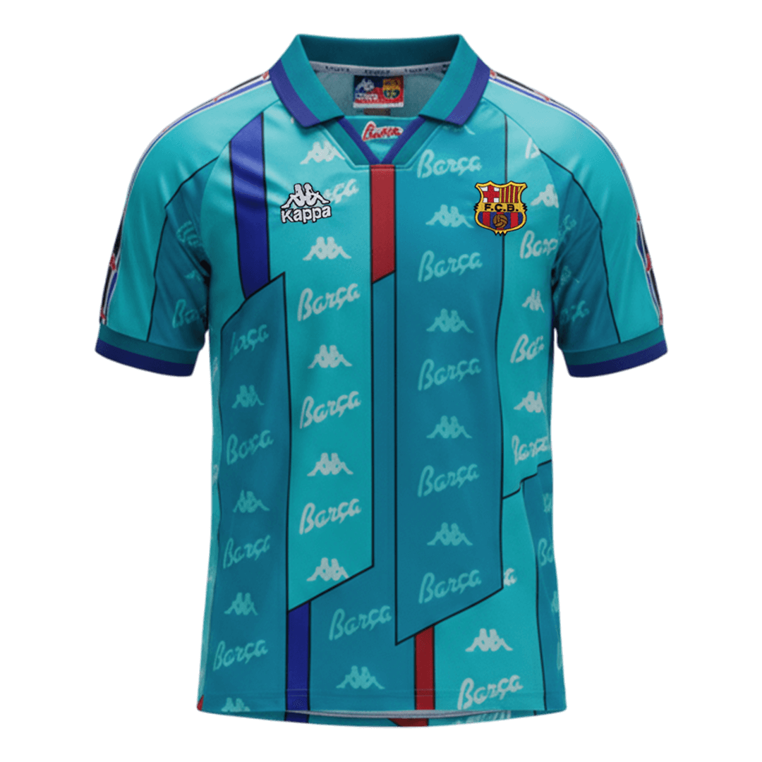Barcelona 1996/97 Vieras Retro-pelipaita Miesten