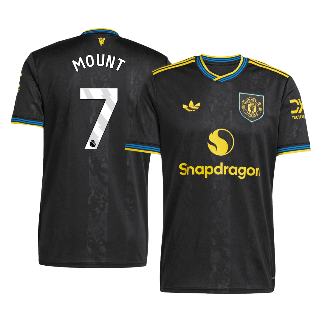 Manchester United 2025/26 Kolmas Pelipaita Miesten MOUNT #7
