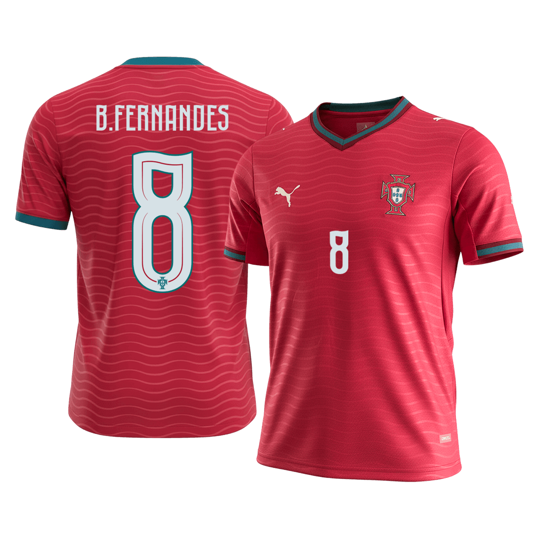 Portugal World Cup 2026 Koti Pelipaita Miesten B.FERNANDES #8