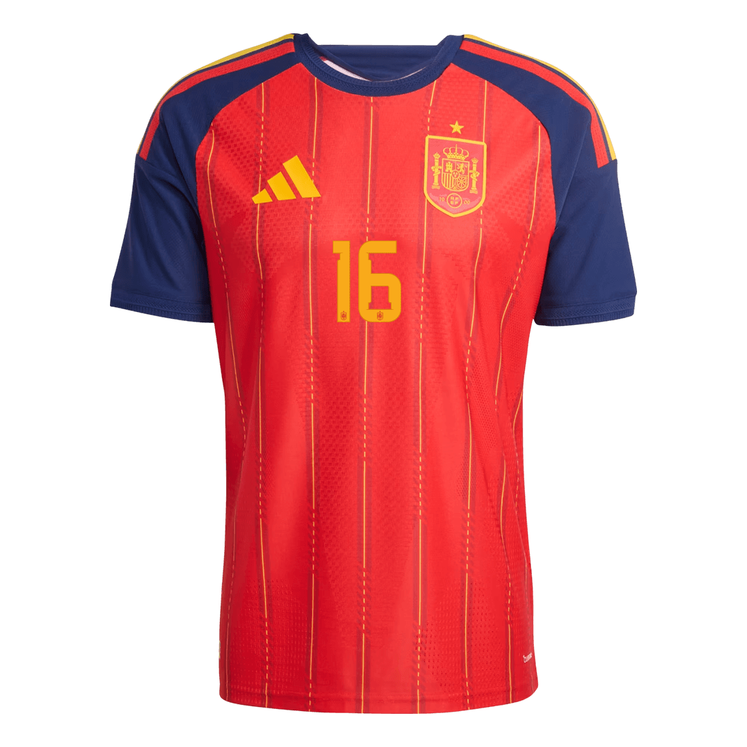 Spain World Cup 2026 Koti Pelipaita (Player Version) Miesten RODRIGO #16