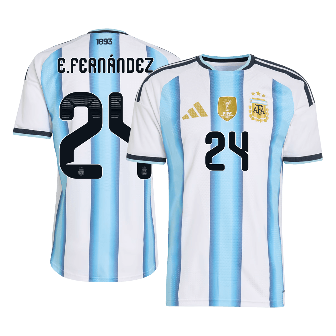 Argentina World Cup 2026 Koti Pelipaita (Player Version) Miesten E. FERNÁNDEZ #24