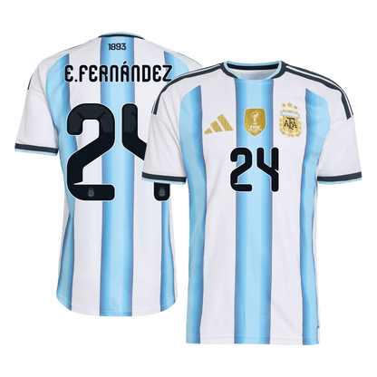 Argentina World Cup 2026 Koti Pelipaita (Player Version) Miesten E. FERNÁNDEZ #24