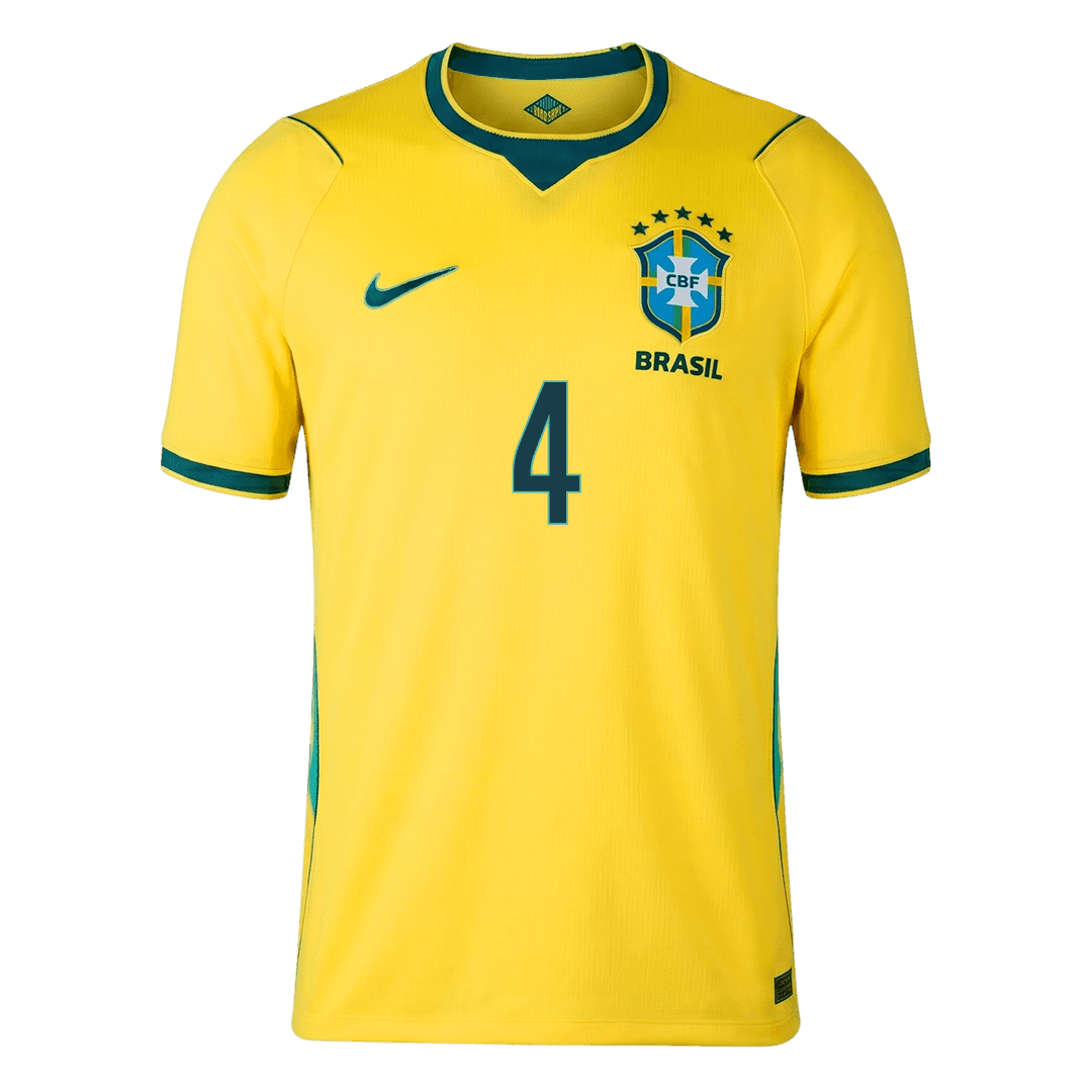 Brazil World Cup 2026 Koti Pelipaita Miesten MARQUINHOS #4
