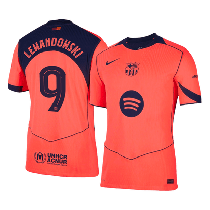 Barcelona 2025/26 UCL Kolmas Pelipaita (Player Version) Miesten LEWANDOWSKI #9