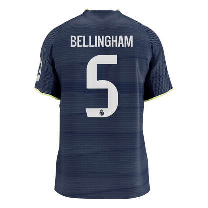 Real Madrid 2025/26 Vieras Pelipaita (Player Version) Miesten BELLINGHAM #5 [PREMIUM]