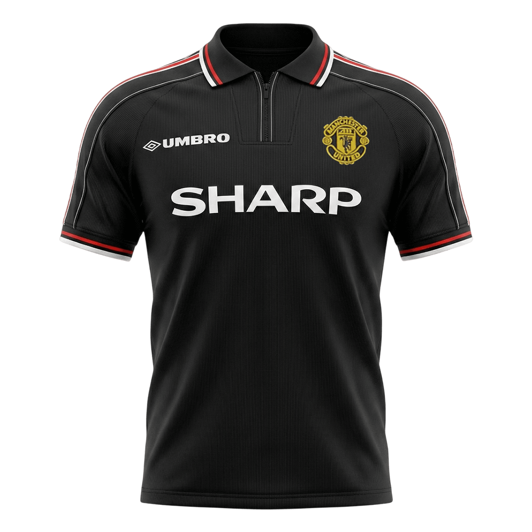 Manchester United 1998 Vieras Retro-pelipaita Miesten