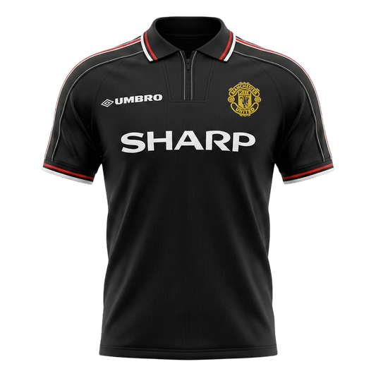 Manchester United 1998 Vieras Retro-pelipaita Miesten