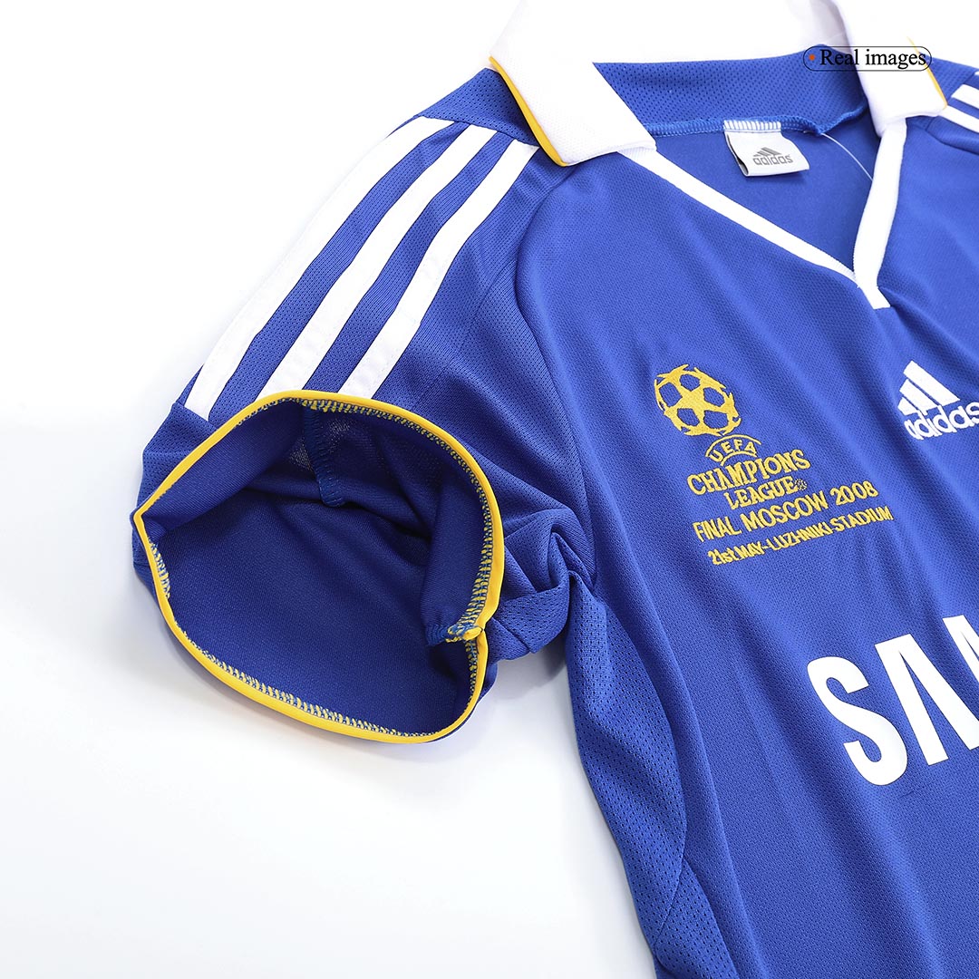 Chelsea 2008 UCL UCL Final Koti Retro-pelipaita Miesten