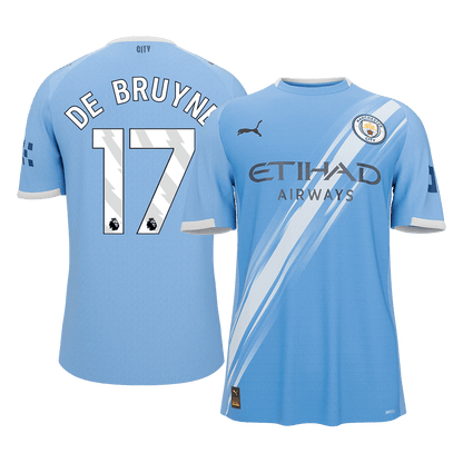Manchester City 2025/26 Koti Pelipaita Miesten DE BRUYNE #17 [PREMIUM]