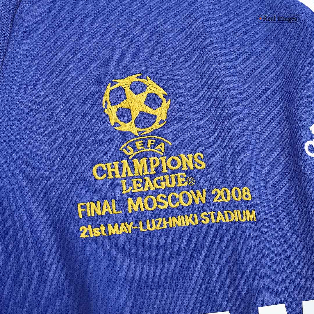Chelsea 2008 UCL UCL Final Koti Retro-pelipaita Miesten