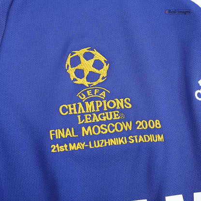 Chelsea 2008 UCL UCL Final Koti Retro-pelipaita Miesten