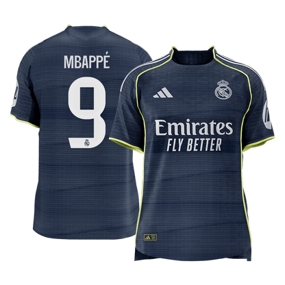 Real Madrid 2025/26 Vieras Pelipaita (Player Version) Miesten MBAPPÉ #9 [PREMIUM]