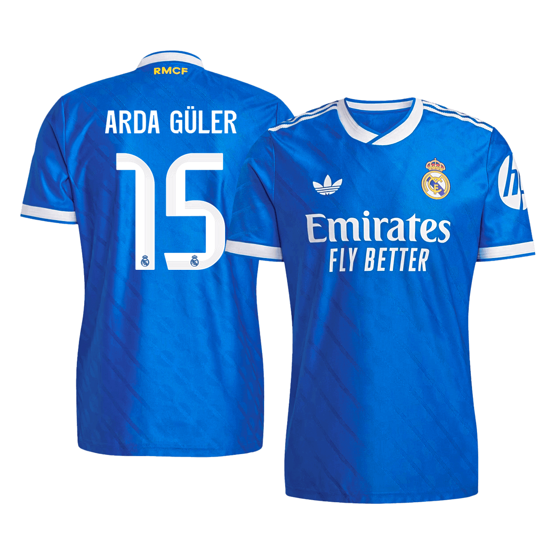 Real Madrid 2025/26 Kolmas Pelipaita (Player Version) Miesten ARDA GÜLER #15